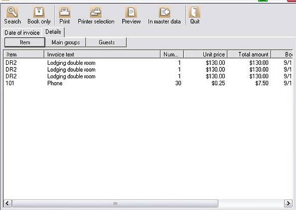 Invoice details 2